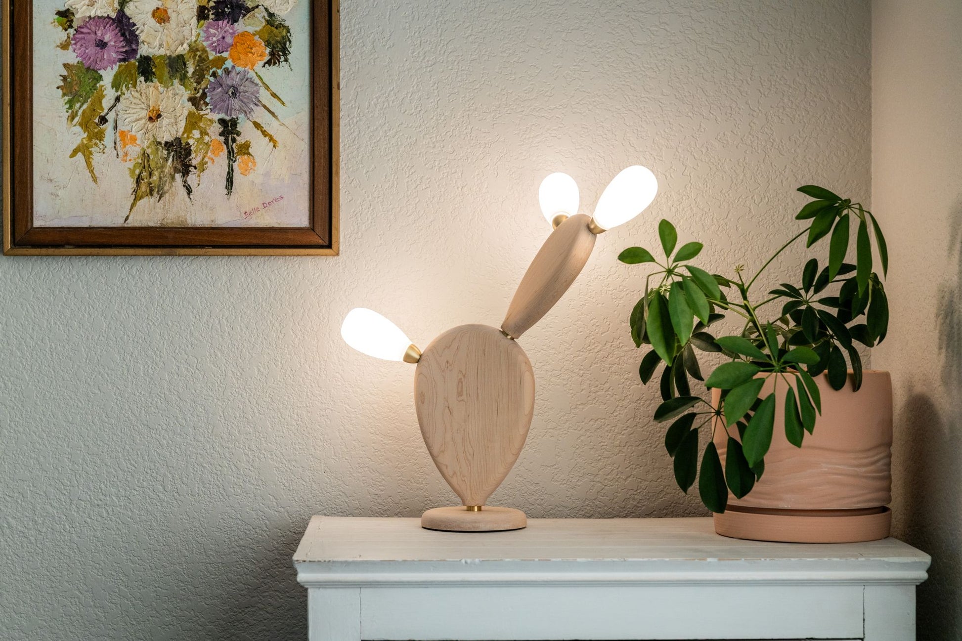 Sedona Table Lamp: Hard Maple